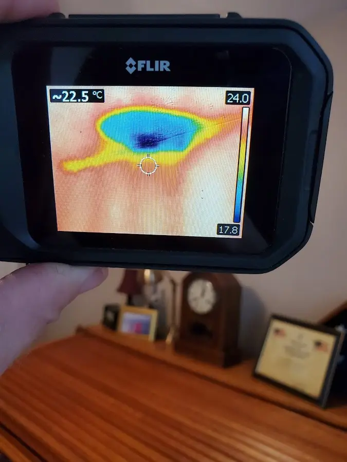 Thermal imaging inspection for water damage in Quartz Hill